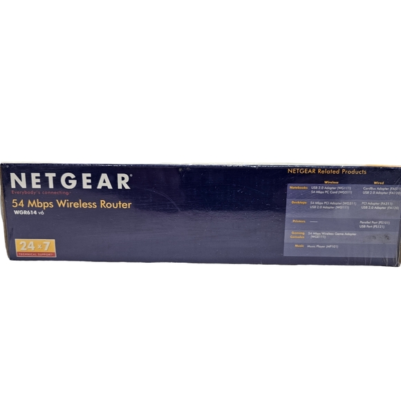 Netgear ~ 54 Mbps Wireless Router ~WGR 614~ Easy Setup ~ 2.4 GHz ~ - Picture 5 of 5